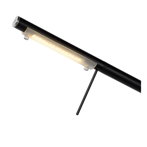 Lucide BERGAMO - Leeslamp - LED Dimb. - 1x6,9W 3000K - Zwart - detail 1